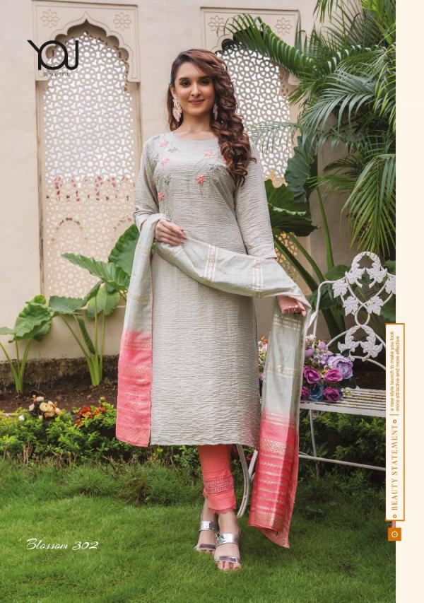 Wanna Blossome vol 3 Nylon Designer Exclusive Readymade Suit